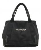 BALENCIAGAバレンシアガ）の古着「NAVY CABAS S/ネイビーカバス S」｜ブラック