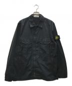 STONE ISLANDストーンアイランド）の古着「ZIP SHIRTS BLOUSON/ジップシャツブルゾン」｜ブラック