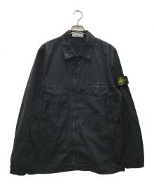 STONE ISLAND（ストーンアイランド）の古着「ZIP SHIRTS BLOUSON/ジップシャツブルゾン」｜ブラック