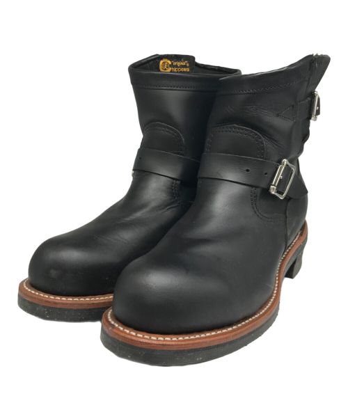 CHIPPEWA（チペワ）CHIPPEWA (チペワ) ショートエンジニアブーツ ブラック サイズ:JPN25.7/EUR41.5/US8.5Eの古着・服飾アイテム