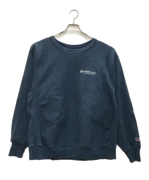 Champion REVERSE WEAVE（チャンピオン リバース ウィーブ）Champion REVERSE WEAVE (チャンピオン リバース ウィーブ) 00'sリバースウィーブスウェット/ 企業ロゴ ネイビー サイズ:Lの古着・服飾アイテム