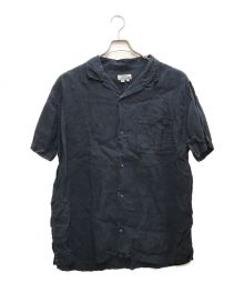 A.P.C.×JJJJound（アーペーセー×ジョウンド）の古着「Weekend Shirt/ウィークエンドシャツ/コラボリネンシャツ」｜ネイビー