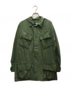 US ARMYユーエスアーミー）の古着「Jungle Fatigue Jacket 3rd/DPSC製造・希少コットン×レーヨン/ノンリップ」｜オリーブ