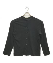 THE SHINZONE（ザ シンゾーン）の古着「HIGH TWIST COTTON CARDIGAN/ハイツイストコットンカーディガン」｜ブラック