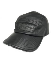 SUPREME（シュプリーム）の古着「GORE-TEX LEATHER CAMP CAP/ゴアテックスレザーキャンプキャップ」｜ブラック