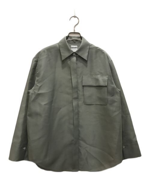 COLUMN（コラム）COLUMN (コラム) オーバーサイズシャツ＜PERMANENT＞ グレー サイズ:36の古着・服飾アイテム