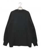 N.HOOLYWOODエヌ ハリウッド）の古着「CREWNECK KNIT/クルーネック ニット」｜ブラック