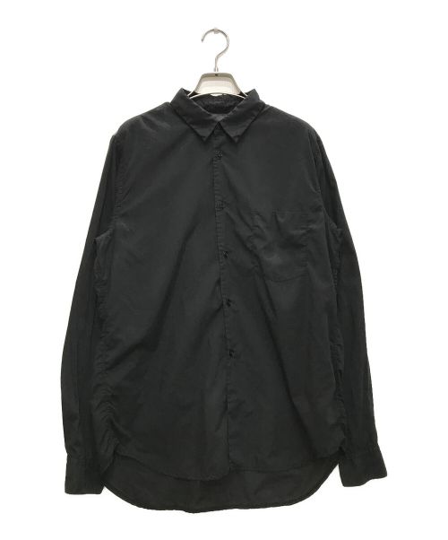 BLACK COMME des GARCONS（ブラック コムデギャルソン）BLACK COMME des GARCONS (ブラック コムデギャルソン) シアーシャツ ブラック サイズ:Lの古着・服飾アイテム