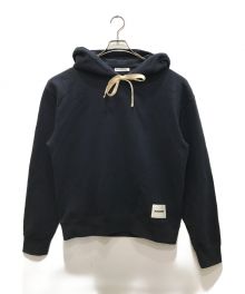 JIL SANDER+（ジルサンダープラス）の古着「SWEATSHIRT W/HOODIE /スウェットシャツフーディ」｜ネイビー