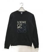 LOEWEロエベ）の古着「アナグラム レギュラーフィット スウェットシャツ/ANAGRAM SWEAT」｜ブラック