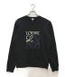 LOEWE（ロエベ）の古着「アナグラム レギュラーフィット スウェットシャツ/ANAGRAM SWEAT」｜ブラック