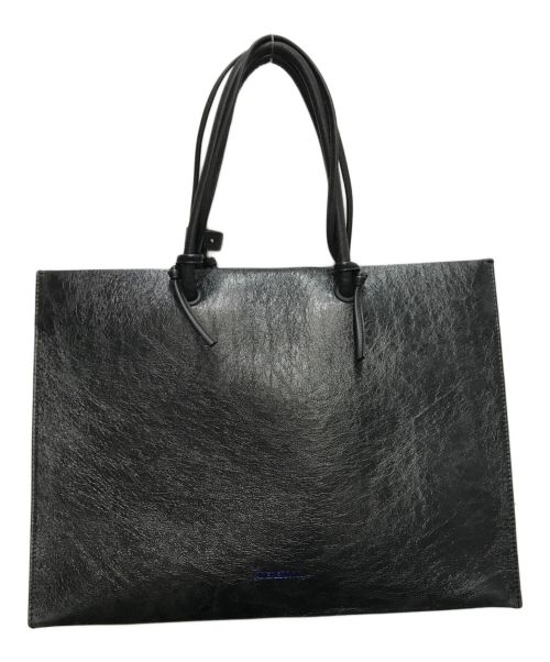 ADER error（アーダーエラー）ADER error (アーダーエラー) Wide cracked shopper bag/ワイド クラックド ショッパー バッグ ブラックの古着・服飾アイテム