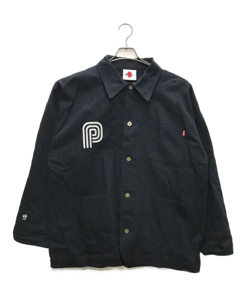 PUNK DRUNKERS（パンクドランカーズ）PUNK DRUNKERS (パンクドランカーズ) 寅カバーオール ブラック サイズ:XLの古着・服飾アイテム