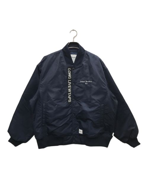 WTAPS（ダブルタップス）WTAPS (ダブルタップス) Team / Jacket / Nylon. Twill./チームジャケット ナイロン ツイル ネイビー サイズ:02 未使用品の古着・服飾アイテム