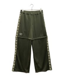 UMBRO×BASICKS（アンブロ×ベイシックス）の古着「2WAY Track Trouser/2ウェイ トラック トラウザー」｜グリーン