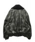 Hand Rub-Off Buffalo Leather Prime-Over Boa Collar G-1 Jacket/ハード リブオフ バッファロー レザー プライム オーバー ボア カラー G-1 ジャケット：30000円