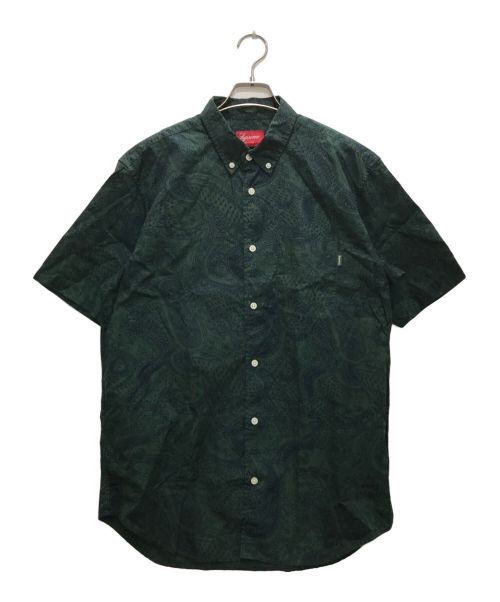 SUPREME（シュプリーム）Supreme (シュプリーム) paisley shirt/ペイズリー シャツ グリーン サイズ:Ⅿの古着・服飾アイテム