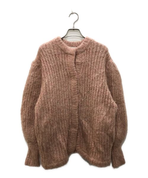 CLANE（クラネ）CLANE (クラネ) COLOR MOHAIR SHAGGY CARDIGAN/カラー モヘヤ シャギー カーディガン ピンク サイズ:1の古着・服飾アイテム