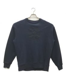 Acne studios（アクネ ストゥディオス）の古着「Oversized Embroidered Sweatshirt」｜ネイビー