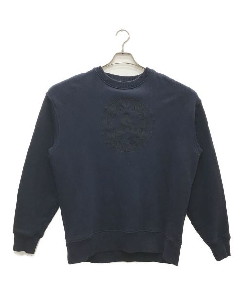 Acne studios（アクネ ストゥディオス）Acne studios (アクネ ストゥディオス) Oversized Embroidered Sweatshirt ネイビー サイズ:Sの古着・服飾アイテム