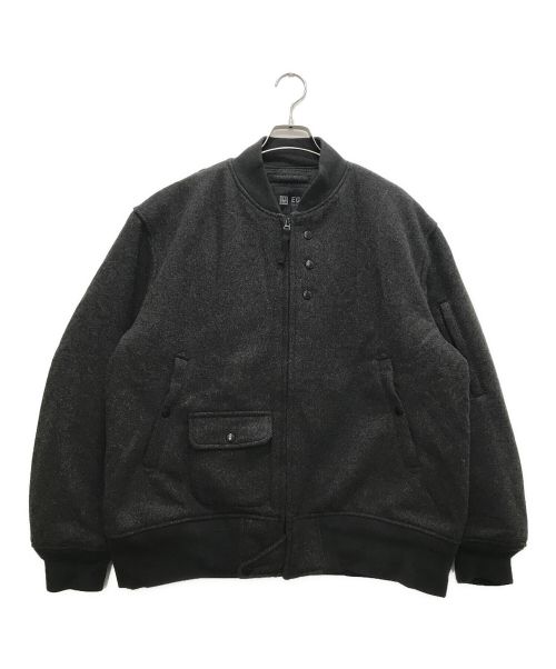 UNIQLO（ユニクロ）UNIQLO (ユニクロ) Engineered Garments (エンジニアド ガーメンツ) PUFFTECH SHORT BLOUSON/パフテック ショート ブルゾン ブラック サイズ:XLの古着・服飾アイテム