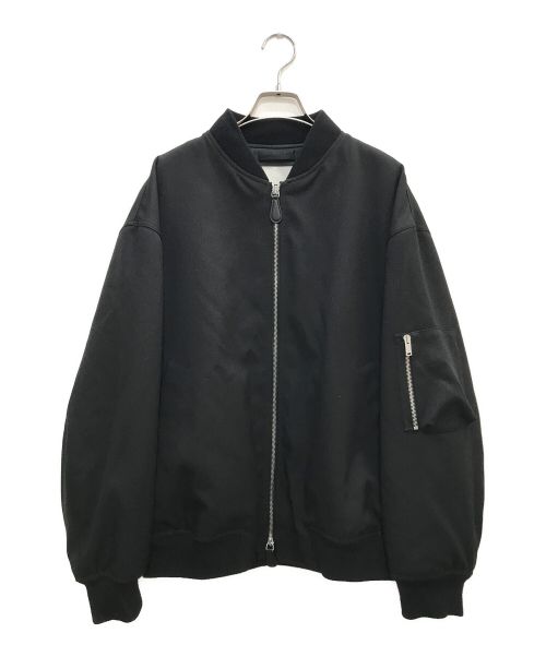 JIL SANDER（ジルサンダー）JIL SANDER (ジルサンダー) BLOUSON 71 ジップアップジャケット/ブルゾン 71 ブラック サイズ:44の古着・服飾アイテム