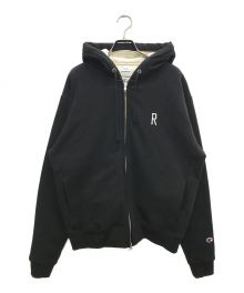 RHC Ron Herman×Champion（アールエイチシー ロンハーマン×チャンピオン）の古着「ジップアップパーカー」｜ブラック