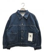 CONVERSE TOKYO×KUROコンバーストウキョウ×クロ）の古着「DENIM JACKET WASHED/デニム ジャケット ウォッシュド」｜ネイビー