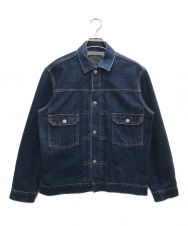 BLUE BLUE (ブルーブルー) Supima Selvedge Denim 2nd Type Trucker Jacket/スーピマセルビッチデニム セカンドタイプ トラッカージャケット インディゴ サイズ:2