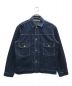 BLUE BLUE（ブルーブルー）の古着「Supima Selvedge Denim 2nd Type Trucker Jacket/スーピマセルビッチデニム セカンドタイプ トラッカージャケット」｜インディゴ