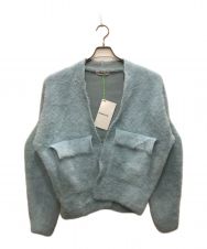 HeRIN.CYE (ヘリンドットサイ) Shaggy cardigan/シャギー カーディガン スカイブルー サイズ:FREE