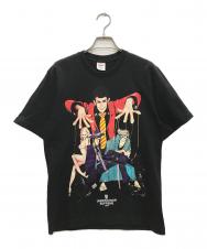 Supreme (シュプリーム) UNDERCOVER (アンダーカバー) Lupin Tee/ルパン ティー ブラック サイズ:S