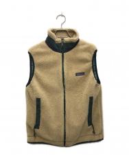 Patagonia (パタゴニア) Retro X Vest/レトロ X ベスト ベージュ×グリーン サイズ:S