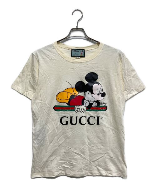 GUCCI（グッチ）GUCCI (グッチ) コラボプリントTシャツ ホワイト サイズ:SIZE XSの古着・服飾アイテム