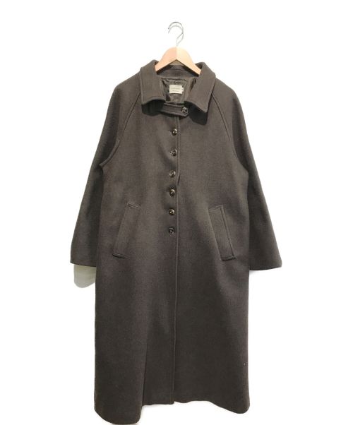 natiam（ナティム）natiam (ナティム) raglan long coat ブラウン サイズ:SIZE Mの古着・服飾アイテム