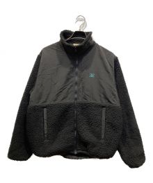 EL REIGN（エルレイン）の古着「"THE WORLD IS YOURS" BOA FREECE JACKET」｜ブラック