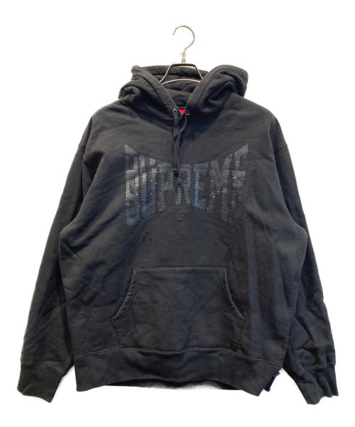 SUPREME（シュプリーム）Supreme (シュプリーム) Rhinestone Shadow Hooded ブラック サイズ:Lの古着・服飾アイテム