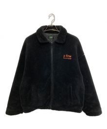 A FEW GOOD KIDS（アフューグッドキッズ）の古着「Circle Logo Boa Jacket」｜ブラック