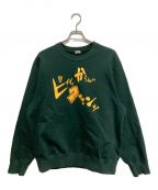 kolor/BEACONカラービーコン）の古着「Letter Print Pullover」｜グリーン