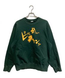 kolor/BEACON（カラービーコン）の古着「Letter Print Pullover」｜グリーン