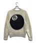 stussy（ステューシー）の古着「8 BALL HEAVY BRUSHED MOHAIR」｜アイボリー