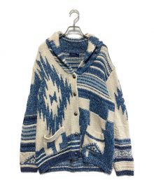 POLO RALPH LAUREN（ポロ・ラルフローレン）の古着「Southwestern Cardigan」｜スカイブルー