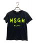 MSGM（エムエスジーエム）の古着「プリントTシャツ」｜ブラック