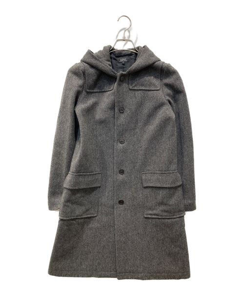 A.P.C.（アーペーセー）A.P.C. (アー・ペー・セー) フーデッドコート グレー サイズ:Sの古着・服飾アイテム