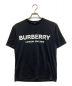 BURBERRY LONDON（バーバリー ロンドン）の古着「ロゴプリントTシャツ」｜ブラック