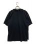 FENDI (フェンディ) フロントファーFFロゴ入りTシャツ ブラック サイズ:SIZE M：15000円