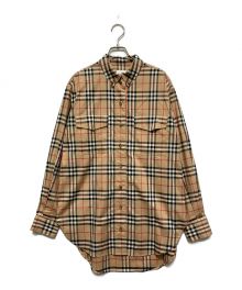 BURBERRY（バーバリー）の古着「ノヴァチェックシャツ」｜ベージュ