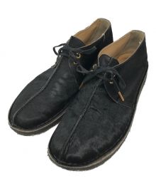 CLARKS（クラークス）の古着「ハラコデザートブーツ」｜ブラック