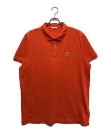 MONCLER（モンクレール）の古着「MAGLIA MANICA CORTAポロシャツ」｜オレンジ