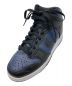 中古・古着 NIKE (ナイキ) FRAGMENT (フラッグメント) DUNK HIGH CITY PACK ブラック×ネイビー サイズ:SIZE 25cm：7000円